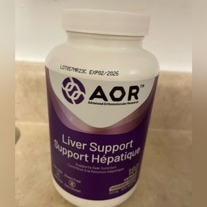 Aor liver support 180 capsules non gmo gluten free great brand